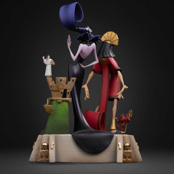 Deluxe Art Scale Kuzko & Yzma 28 cm - Iron Studios Kuzco