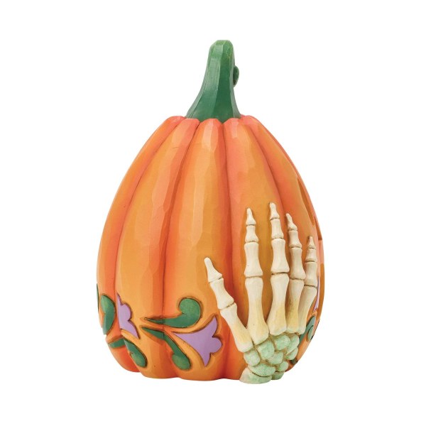 JACK-O-LANTERN CON MANI DA SCHELETRO LED - HEARTWOOD CREEK