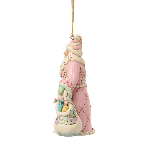Babbo Natale con dolciumi e borsa - Decorazione da appendere - Heartwood Creek