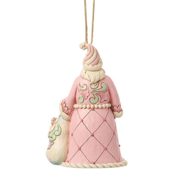 Babbo Natale con dolciumi e borsa - Decorazione da appendere - Heartwood Creek