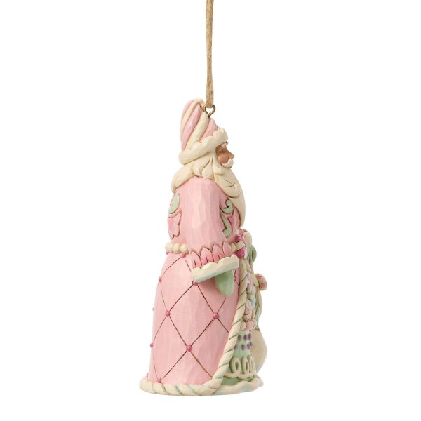 Babbo Natale con dolciumi e borsa - Decorazione da appendere - Heartwood Creek