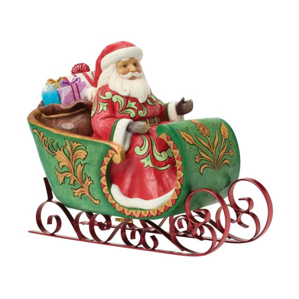 BABBO NATALE SU SLITTA MUSICALE - HEARTWOOD CREEK