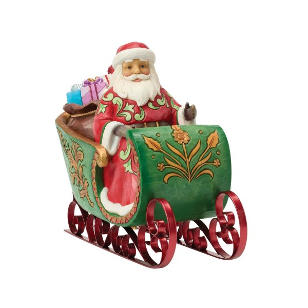 BABBO NATALE SU SLITTA MUSICALE - HEARTWOOD CREEK