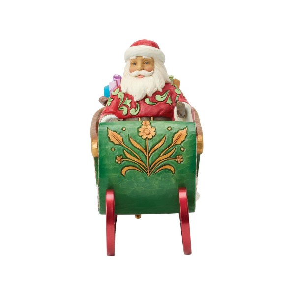 BABBO NATALE SU SLITTA MUSICALE - HEARTWOOD CREEK
