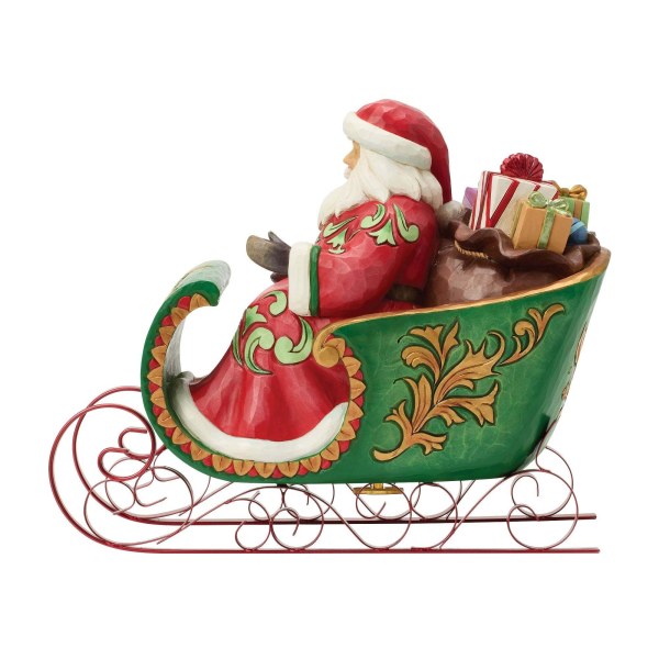 BABBO NATALE SU SLITTA MUSICALE - HEARTWOOD CREEK
