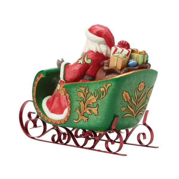 BABBO NATALE SU SLITTA MUSICALE - HEARTWOOD CREEK