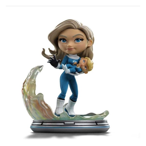 Mini Co. figura Donna Invisibile e Franklin 15 cm - Iron Studios Fantastici Quattro