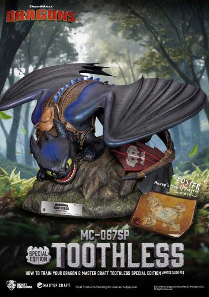 Statuetta di Dragon Trainer 2 Master Craft Sdentato 38 cm