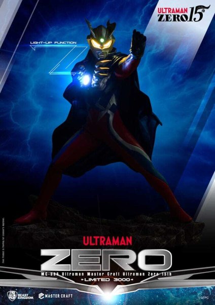 Statuetta Ultraman Master Craft Ultraman Zero 15th 41 cm