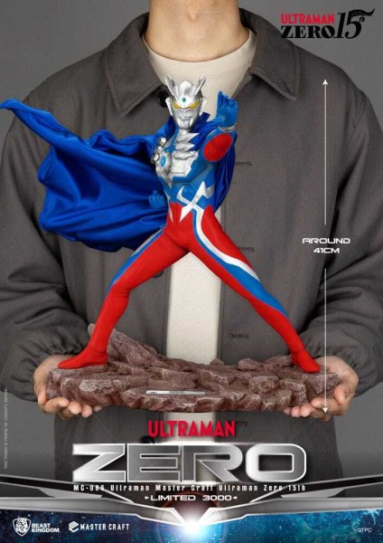 Statuetta Ultraman Master Craft Ultraman Zero 15th 41 cm