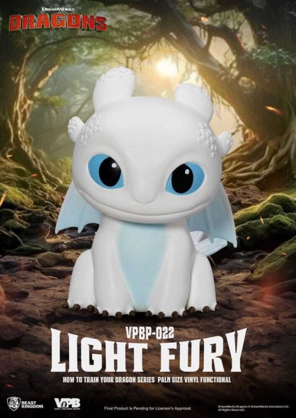 Salvadanaio Dragons Piggy Bank Light Fury 12 cm