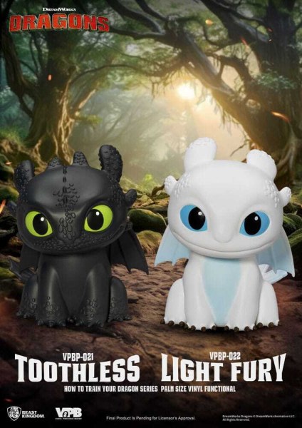 Salvadanaio Dragons Piggy Bank Light Fury 12 cm