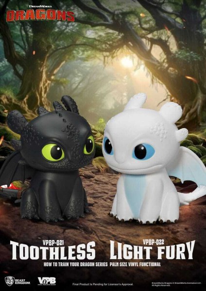 Salvadanaio Dragons Piggy Bank Light Fury 12 cm