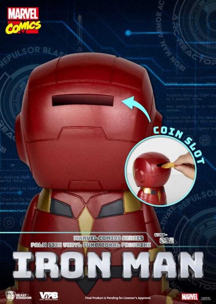 Salvadanaio classico Marvel Comics, salvadanaio Iron Man da 12 cm