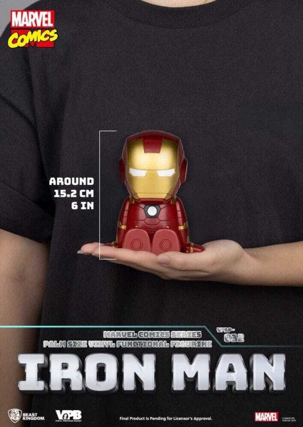 Salvadanaio classico Marvel Comics, salvadanaio Iron Man da 12 cm