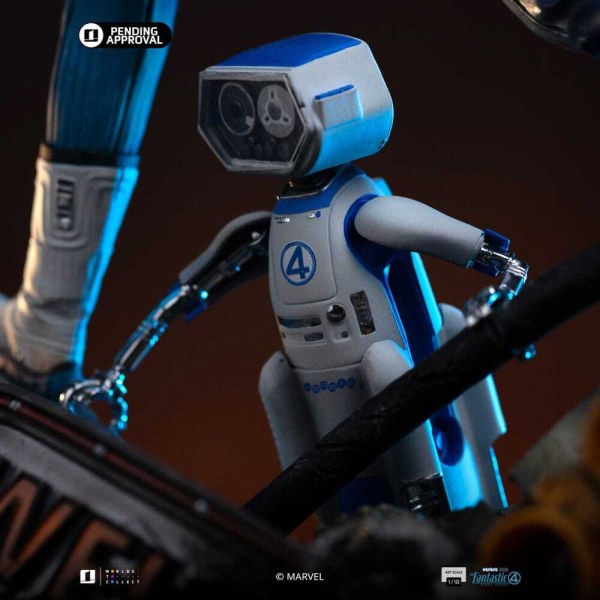 Statuetta dei Fantastici Quattro in Art Scale 1/10 Mr. Fantastic e HERBIE 26 cm