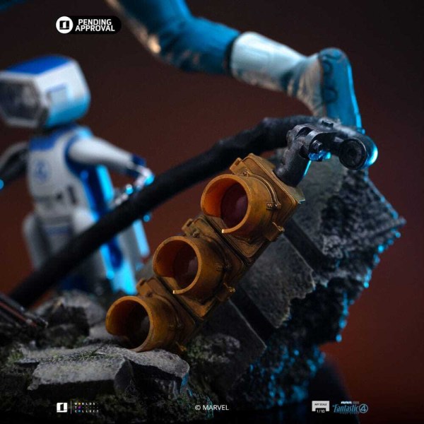 Statuetta dei Fantastici Quattro in Art Scale 1/10 Mr. Fantastic e HERBIE 26 cm