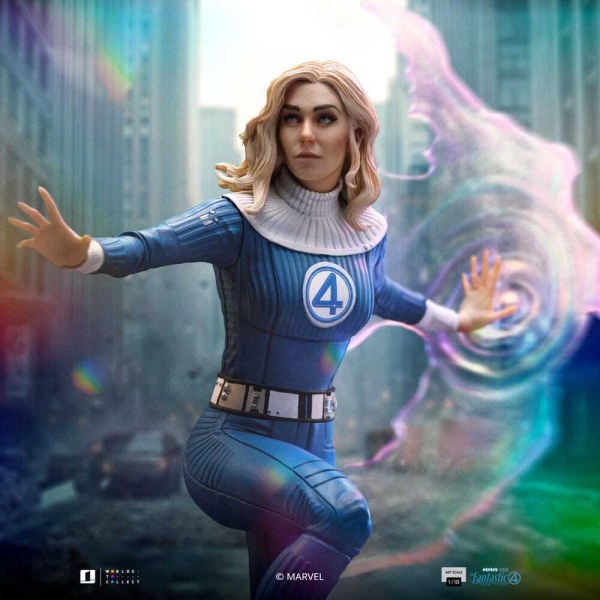 Statuetta dei Fantastici Quattro 1/10 Art Scale Donna Invisibile e Franklin 28 cm