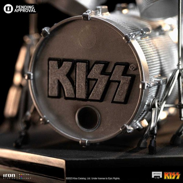 Statuetta Kiss Art Scale 1/10 Peter Criss Edizione Limitata 22 cm