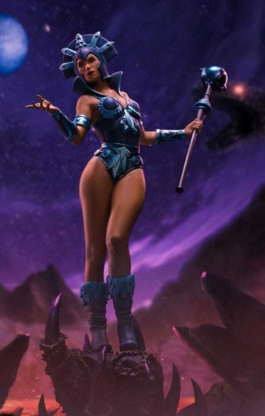 Statuetta Masters of the Universe 1/10 Art Scale Evil-Lyn Variante Colore 28 cm