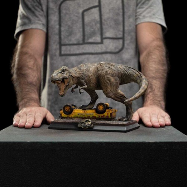 Statuetta Jurassic Park Icons T-Rex Attack 15 cm