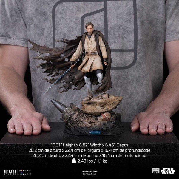 Art Scale Firme Obi-Wan 26 cm - Iron Studios Star Wars