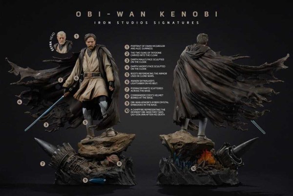 Art Scale Firme Obi-Wan 26 cm - Iron Studios Star Wars