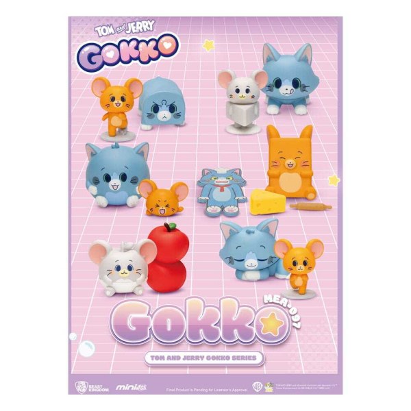 Tom & Jerry Assortimento Blind Box Figures Gokko Series (6)
