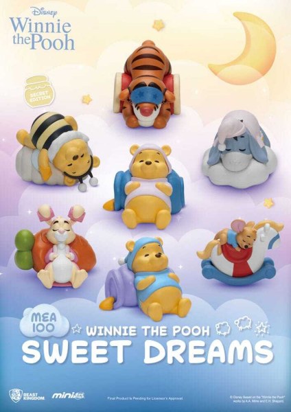 Assortimento di figurine Winnie the Pooh Mini Egg Attack Blind Box sogni d'oro 6 cm (6)