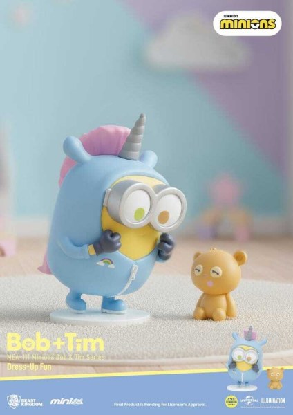 Assortimento di figurine Minions Mini Egg Attack Blind Box Minions serie bob & tim 9 cm (6)