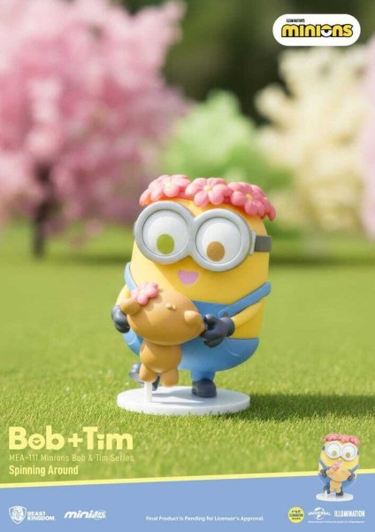 Assortimento di figurine Minions Mini Egg Attack Blind Box Minions serie bob & tim 9 cm (6)