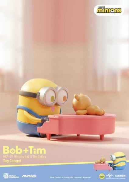 Assortimento di figurine Minions Mini Egg Attack Blind Box Minions serie bob & tim 9 cm (6)