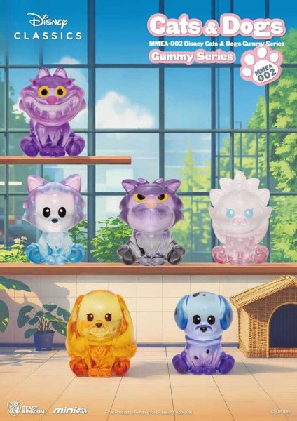 Disney Cats & Dogs Figurina Blind Box - Mini Egg Attack Gummy Series 3 cm