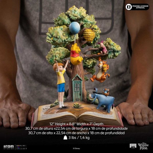 Art Scale Deluxe Winnie the Pooh e i suoi amici (100° anniversario) 31 cm - Iron Studios Disney Classics