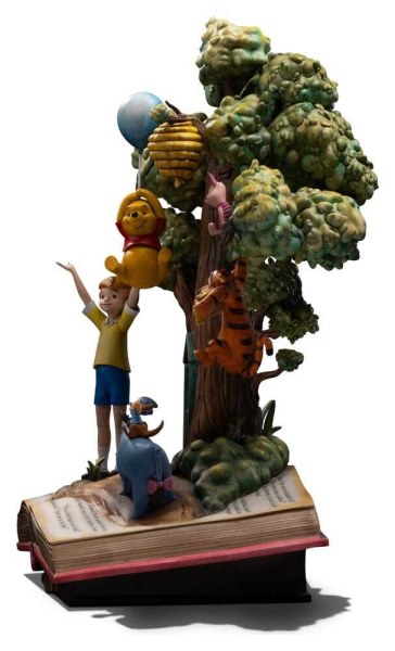 Art Scale Deluxe Winnie the Pooh e i suoi amici (100° anniversario) 31 cm - Iron Studios Disney Classics