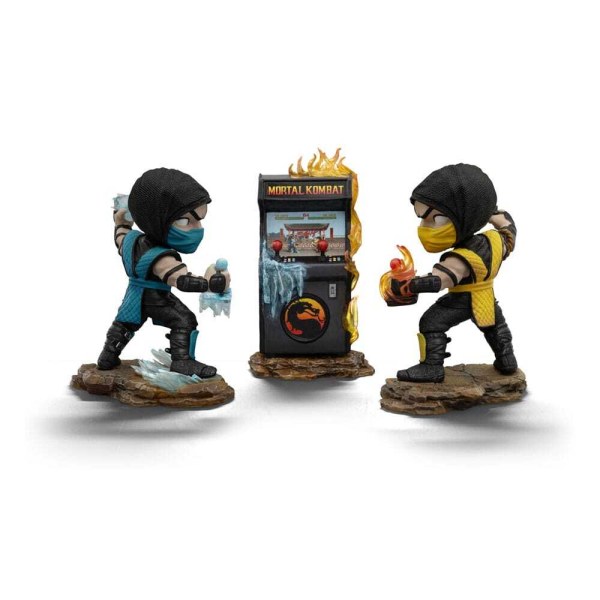 Set di 2 personaggi Mini Co. Scorpion vs. Subzero Arcade 15 cm - Iron Studios Mortal Kombat
