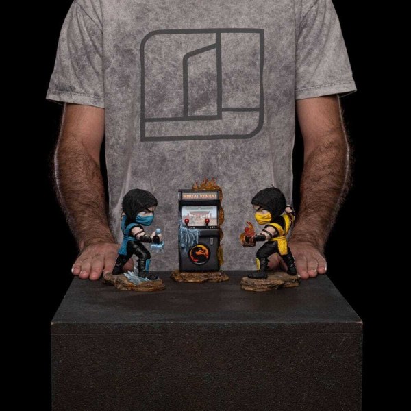 Set di 2 personaggi Mini Co. Scorpion vs. Subzero Arcade 15 cm - Iron Studios Mortal Kombat