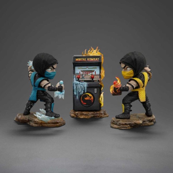 Set di 2 personaggi Mini Co. Scorpion vs. Subzero Arcade 15 cm - Iron Studios Mortal Kombat