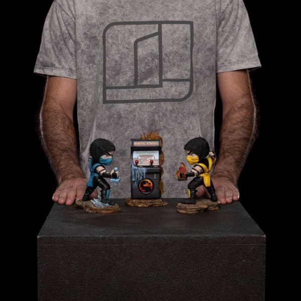 Set di 2 personaggi Mini Co. Scorpion vs. Subzero Arcade 15 cm - Iron Studios Mortal Kombat