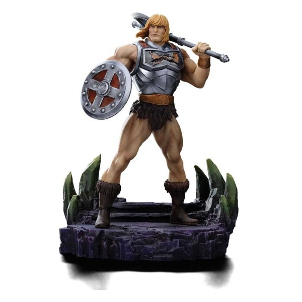 Statuetta Masters of the Universe 1/10 Art Scale He-Man Battle Armor Version 23 cm