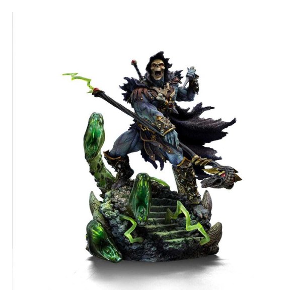 Statuetta Maestri dell’Universo 1/10 Art Scale Deluxe Skeletor Scatenato 23 cm
