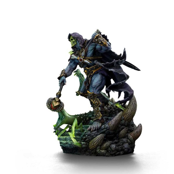 Statuetta Maestri dell’Universo 1/10 Art Scale Deluxe Skeletor Scatenato 23 cm