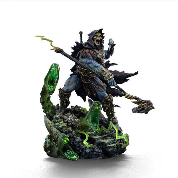 Statuetta Maestri dell’Universo 1/10 Art Scale Deluxe Skeletor Scatenato 23 cm