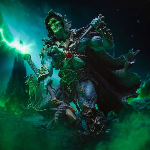 Statuetta Maestri dell’Universo 1/10 Art Scale Deluxe Skeletor Scatenato 23 cm
