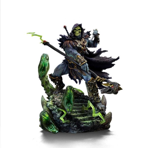 Statuetta Maestri dell’Universo 1/10 Art Scale Deluxe Skeletor Scatenato 23 cm