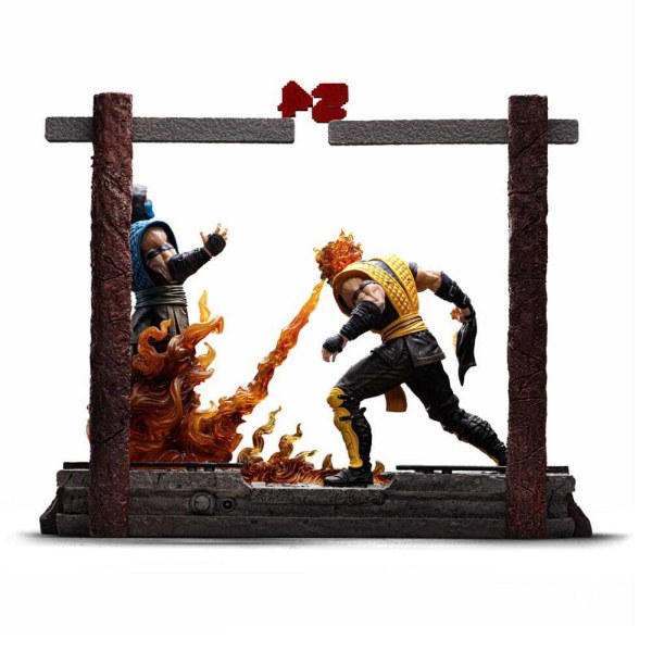 Statuetta Mortal Kombat 1/10 Deluxe Art Scale Scorpion Fatality 27 cm