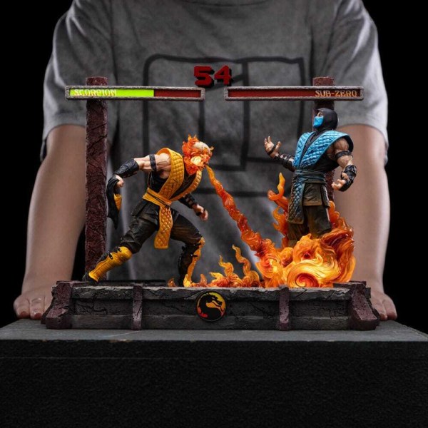 Statuetta Mortal Kombat 1/10 Deluxe Art Scale Scorpion Fatality 27 cm