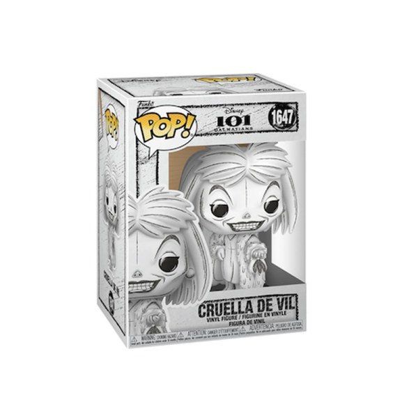 FUNKO POP! 1647 Sketched Crudelia De Mon - Disney La Carica Dei 101