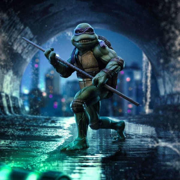 Statua in Art Scale 1/10 delle Tartarughe Ninja Mutanti Adolescenti di Donatello, 18 cm