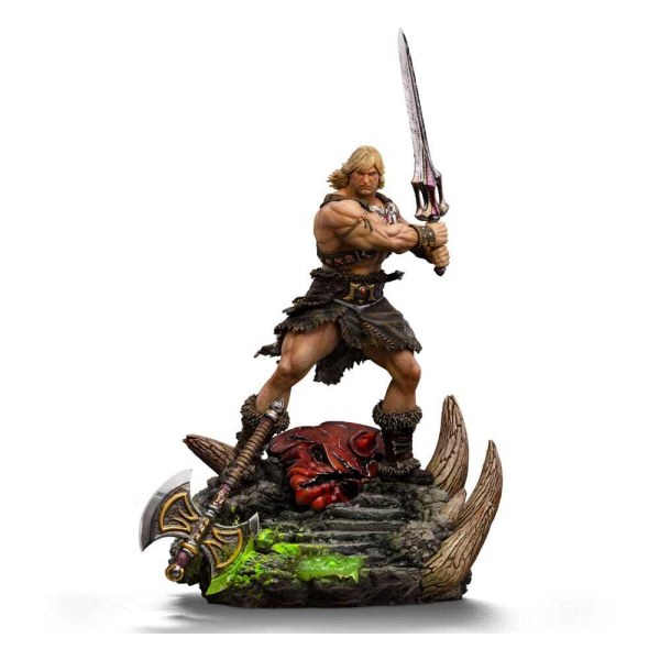 Statuetta Maestri dell’Universo 1/10 Art Scale Deluxe He-Man Scatenato 34 cm